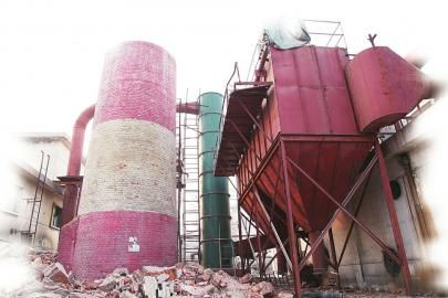 淘汰燃煤星空网（中国）拆除现场