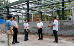 张书民督导调研扶贫就业创业基地建设和燃煤星空网（中国）拆改工作